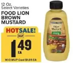 Food Lion Food lion brown mustard offer