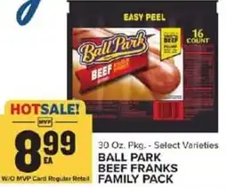 Food Lion Ball park beef franks offer