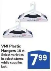 Albertsons VMI Plastic Hangers offer