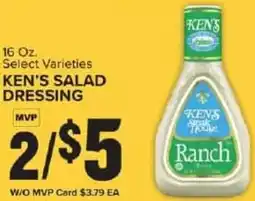Food Lion Ken's salad dressing offer