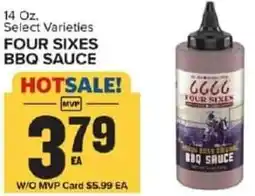 Food Lion Four sixes bbq sauce offer