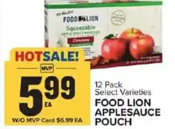 Food Lion food lion applesauce pouch offer