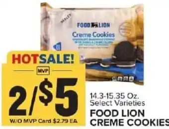 Food Lion Food lion creme cookies offer