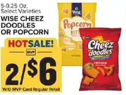 Food Lion Wise cheez doodles or popcorn offer