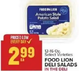 Food Lion Food lion deli salads offer