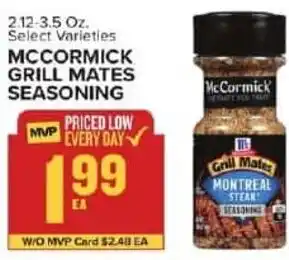 Food Lion Mccormick grill mates seasoning offer