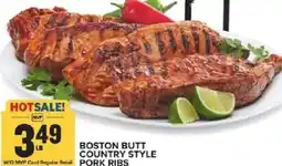 Food Lion Boston butt country style pork ribs offer