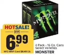 Food Lion Monster offer