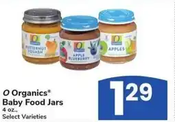 Albertsons O Organics Baby Food Jars offer