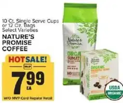 Food Lion Nature's promise coffee offer