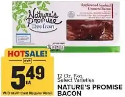 Food Lion Nature's promise bacon offer