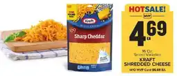 Food Lion Kraft shredded cheese offer