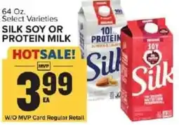 Food Lion Silk soy or protein milk offer