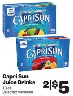 Rosauers Capri sun juice drinks offer