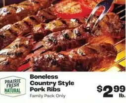 Rosauers Boneless country style pork ribs offer