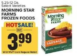Food Lion Morning star farms frozen foods offer