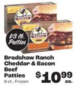 Rosauers Bradshaw ranch cheddar & bacon beef patties offer