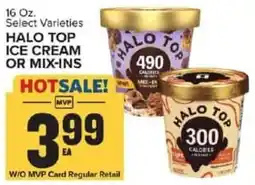 Food Lion Halo top ice cream or mix-ins offer