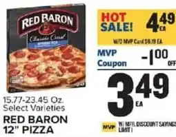 Food Lion Red baron 12" pizza offer