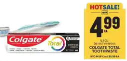 Food Lion Colgate total toothpaste offer