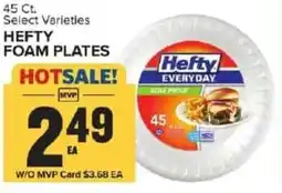 Food Lion Hefty foam plates offer