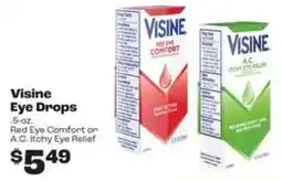 Rosauers Visine eye drops offer