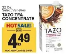 Food Lion Tazo tea concentrate offer