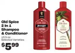 Rosauers Old Spice 2 In 1 Shampoo & Conditioner offer