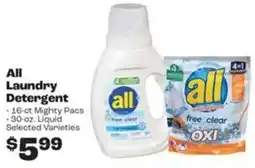 Rosauers All laundry detergent offer
