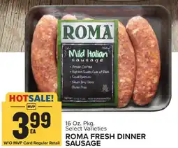 Food Lion Roma fresh dinner sausage offer