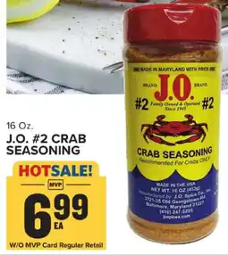 Food Lion J.o. #2 crab seasoning offer
