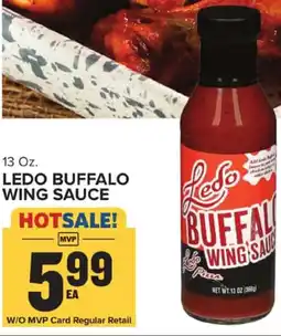 Food Lion Ledo buffalo wing sauce offer