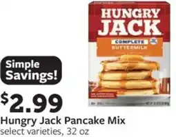 Fareway Hungry Jack Pancake Mix offer
