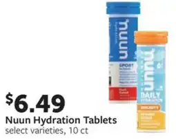 Fareway Nuun hydration tablets offer