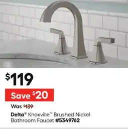 Lowe's Knoxville Brushed Nickel Bathroom Faucet offer