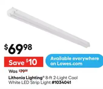 Lowe's 8-ft 2-Light Cool White LED Strip Light offer
