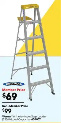 Lowe's 6-ft Aluminum Step Ladder offer