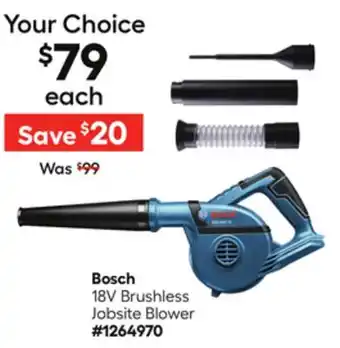 Lowe's 18V Brushless Jobsite Blower offer