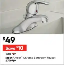 Lowe's Adler Chrome Bathroom Faucet offer
