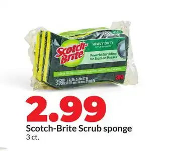 Hy-Vee Scotch-Brite Scrub sponge offer
