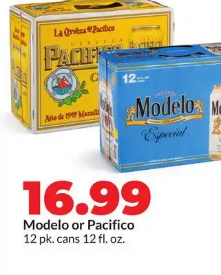 Hy-Vee Modelo or Pacifico offer