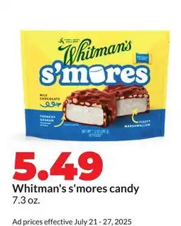 Hy-Vee Whitman's s'mores candy offer
