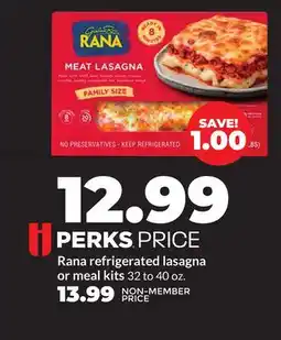Hy-Vee Rana refrigerated lasagna or meal kits offer