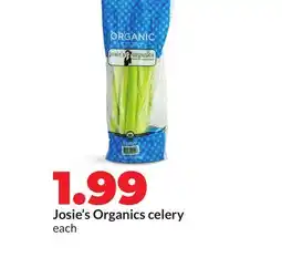 Hy-Vee Josie's Organics celery offer
