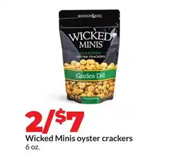 Hy-Vee Wicked Minis oyster crackers offer