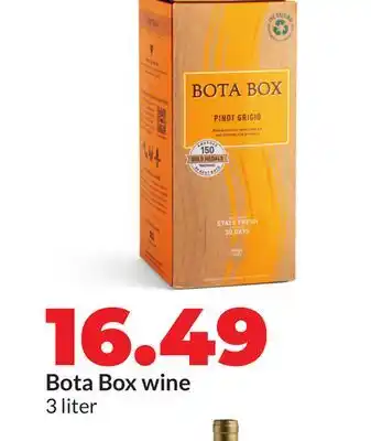 Hy-Vee Bota Box wine offer