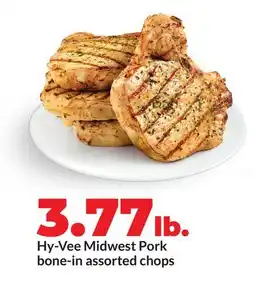 Hy-Vee Hy-Vee Midwest Pork bone-in assorted chops offer