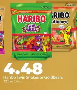 Hy-Vee Haribo Twin Snakes or Goldbears offer