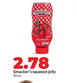 Hy-Vee Smucker's squeeze jelly offer