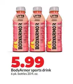 Hy-Vee BodyArmor sports drink offer